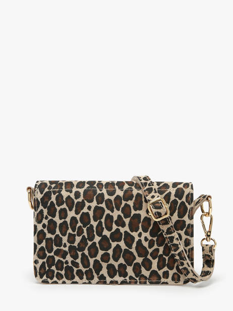 Cross Body Tas Velvet Leopardo Milano Beige velvet leopardo VL260612 ander zicht 4